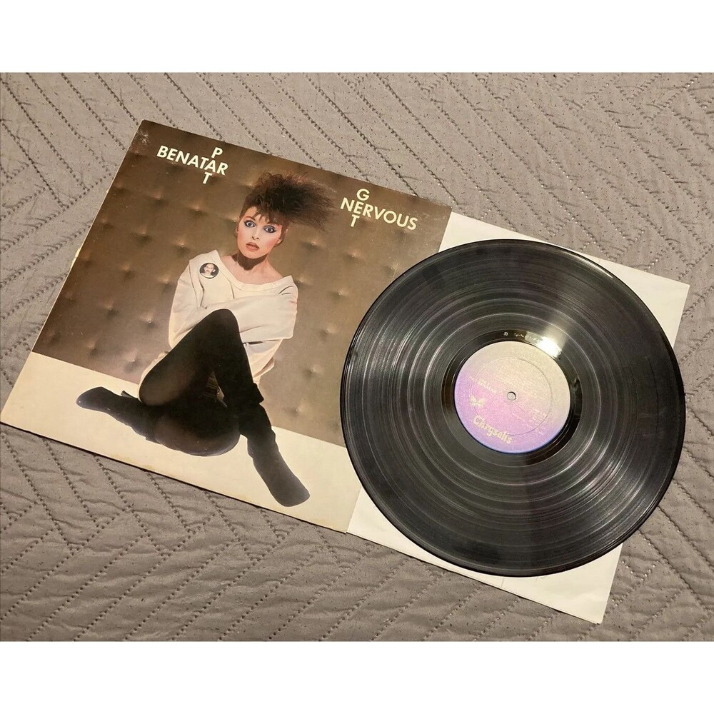 FIRST PRESS Pat Benatar Get Nervous VINYL Record Chrysalis Records CHR 1396 LP